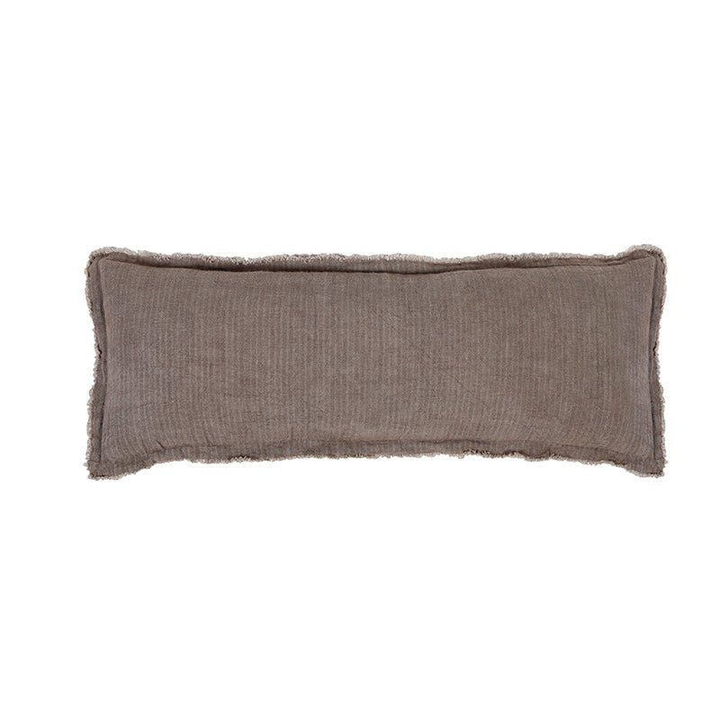 Pom Pom At Home LAUREL FILLED PILLOW Pebble 14x40
