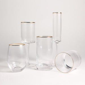 Zodax OPTIC CHAMPAGNE FLUTE