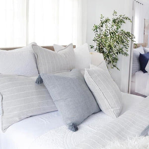 Pom Pom At Home MONTAUK FILLED TASSEL PILLOW Ocean 20x20