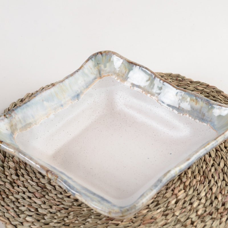 Etta B Pottery SQUARE BAKER Magnolia
