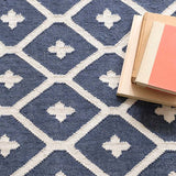 Dash and Albert ELIZABETH INDOOR/OUTDOOR RUG Navy