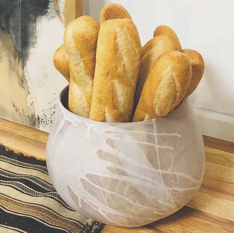 Alex Marshall Studios TAPERED PLANTER Stone Large