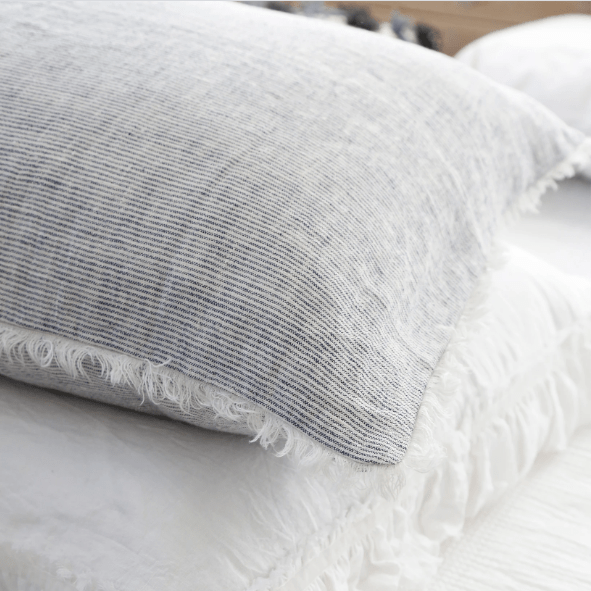 Pom Pom At Home LOGAN FILLED BODY PILLOW Navy 18x60