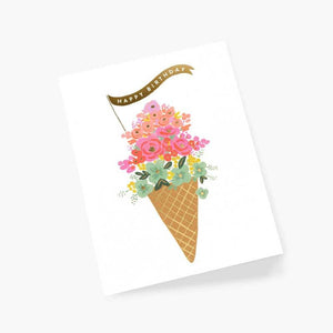 Rifle Paper Co ICE CREAM BIRTHDAY CARD