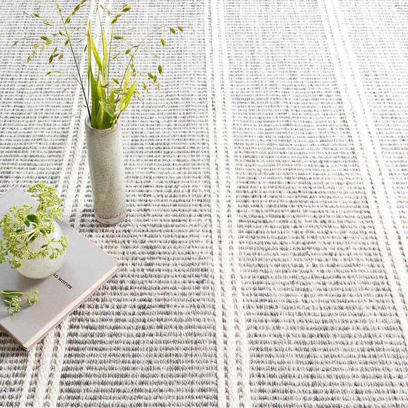 Dash and Albert MALTA WOVEN WOOL RUG Grey