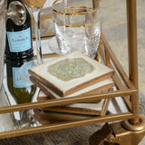 Dock 6 Pottery POTTERY GEODE GLASS COASTER SET OF 4