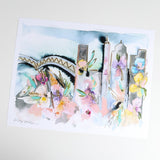 Whitney Winkler Art BLUFF CITY BLOOM WATERCOLOR PRINT 11x14