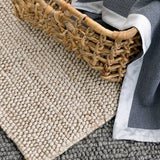 Dash and Albert NIELS WOVEN WOOL/VISCOSE RUG Latte