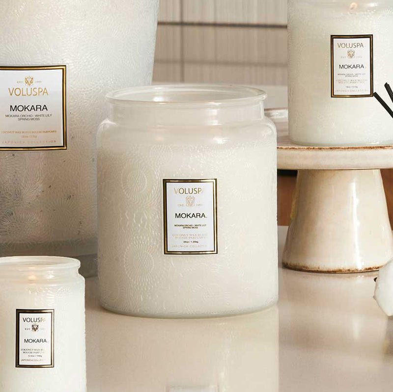 Voluspa LUXE JAR CANDLE Mokara