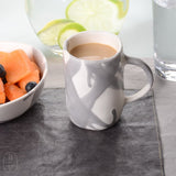 Alex Marshall Studios URBAN MUG Grey Abstract Stripe