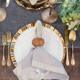 Casafina by Costa Nova PEARL DINNER PLATE White_Gold