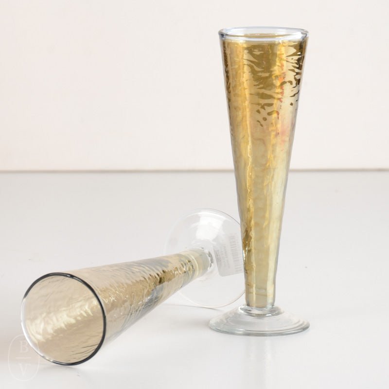 Aperitivo Slim Champagne Flute - Luster Blue