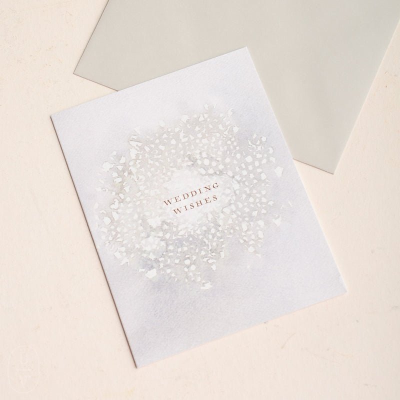 E Frances Paper WEDDING WISHES CARD