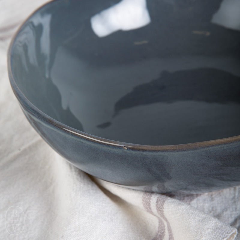 Alex Marshall Studios ROUND BOWL Blue Gray 9