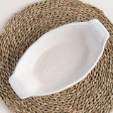 Etta B Pottery OVAL SOUFFLE DISH Simply White