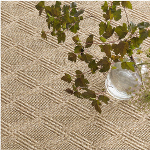 Dash and Albert DIAMOND WOVEN SISAL RUG Natural