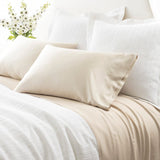 Pine Cone Hill SILKEN SOLID PILLOWCASES Sand