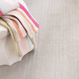 Dash and Albert HERRINGBONE WOVEN COTTON RUG Dove Grey