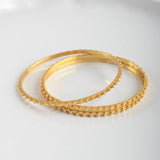 Julie Vos SOHO GOLD BANGLE BRACELET