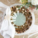 Annieglass RUFFLE DINNER PLATE