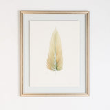 By Lacey MEDIUM FLOATED FRAMED FEATHER PAINTING - SERIES 10 NO 1