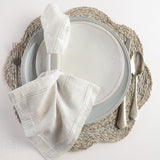 Pom Pom At Home MENDOCINO NAPKIN SET OF 4 Light Grey