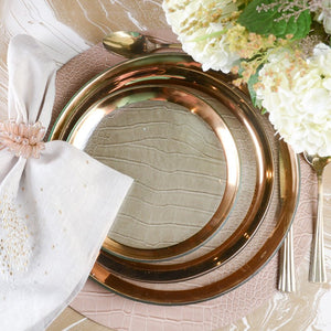 Annieglass ROMAN ANTIQUE DINNER PLATE