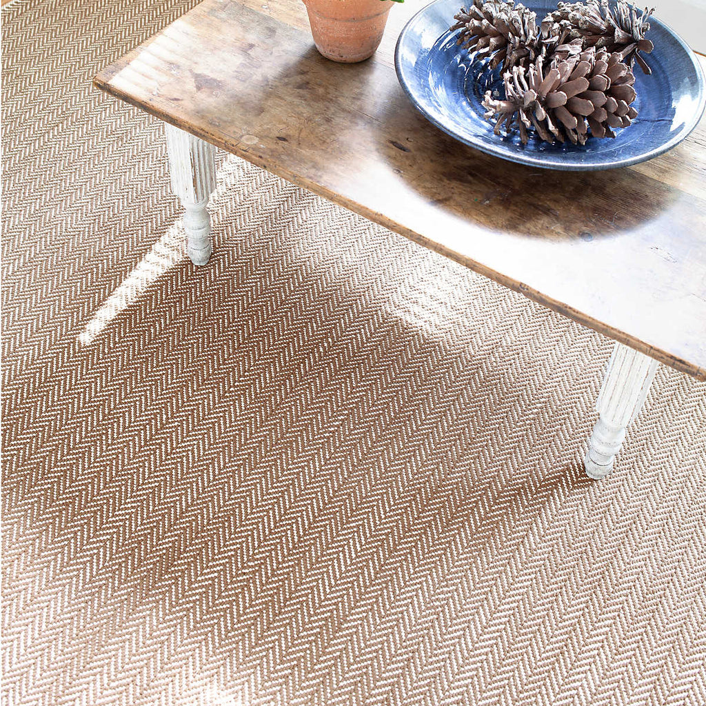 Dash and Albert HERRINGBONE WOVEN COTTON RUG