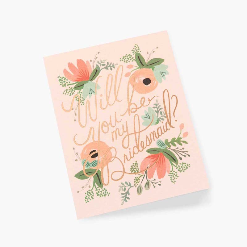 Rifle Paper Co BLUSHING BRIDESMAID CARD