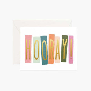 Rifle Paper Co HOORAY CARD