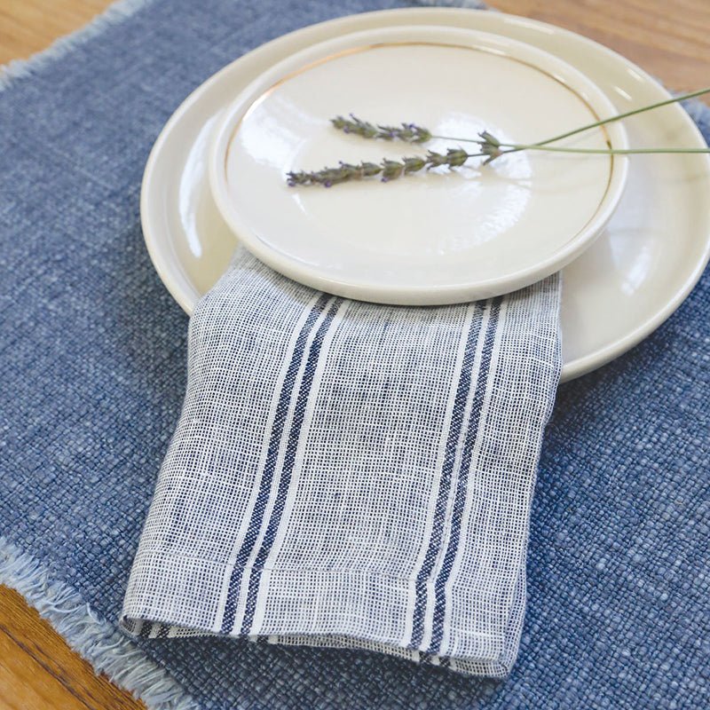 Pom Pom At Home MENDOCINO NAPKIN SET OF 4 Navy