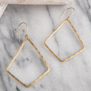Mary Garrett Jewelry GEOMETRIC HOOP EARRINGS
