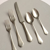 Mepra DOLCE VITA 5 PIECE PLACE SETTING Peltro Champagne