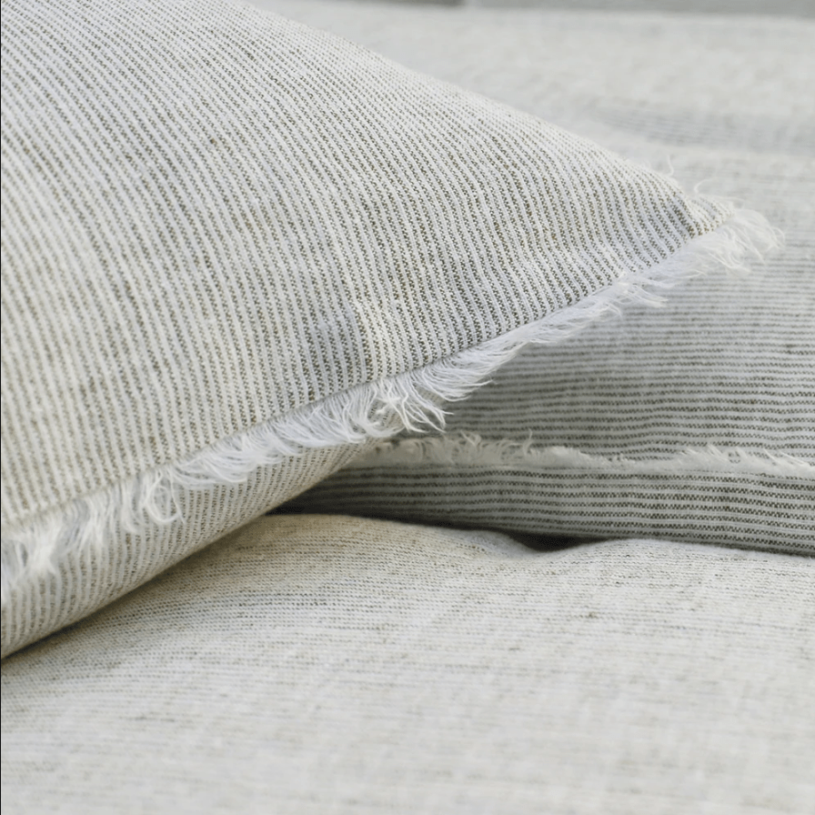 Pom Pom At Home LOGAN FILLED BODY PILLOW Olive 18x60