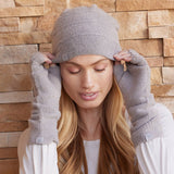 Barefoot Dreams COZYCHIC LITE PINCHED STRIPE BEANIE Pewter