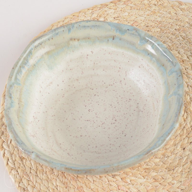 Etta B Pottery ORGANIC BOWL Hydrangea