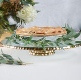 Annieglass EDGEY CAKE STAND Gold 13