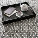 Dash and Albert HOBNAIL INDOOR/OUTDOOR RUG Black