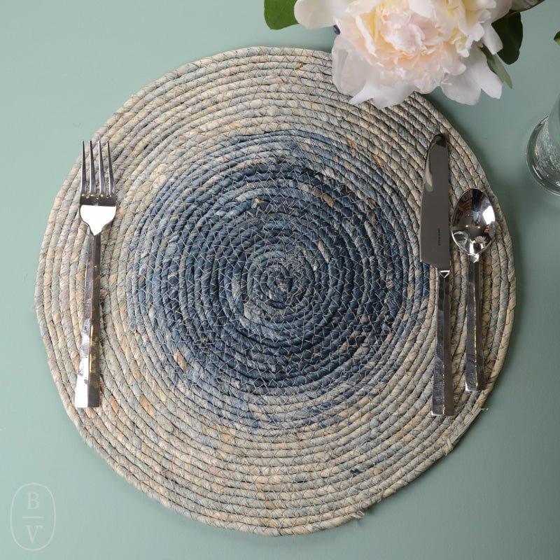 Indaba Trading Ltd POPPY PLACEMAT Blue Ombre