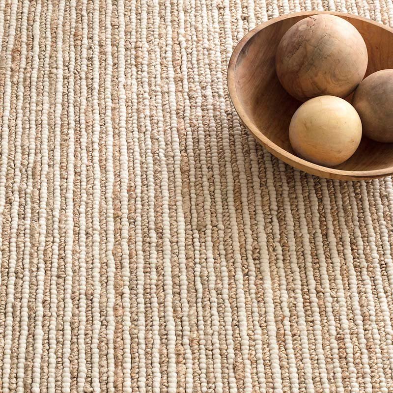 Dash and Albert TWIGGY WOVEN WOOL/JUTE RUG Natural