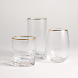 Zodax NEGRONI HAMMERED HIGHBALL GLASS