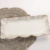 Etta B Pottery APPETIZER TRAY Dogwood 13