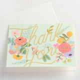 Rifle Paper Co MINT GARDEN THANK YOU CARD