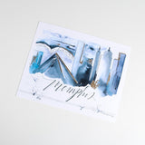 Whitney Winkler Art MEMPHIS SKYLINE WATERCOLOR PRINT 8x10
