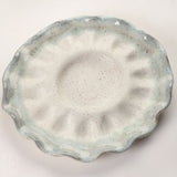 Etta B Pottery HANDCRAFTED EGG PLATTER Hydrangea
