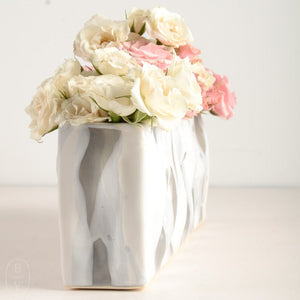 Alex Marshall Studios RECTANGLE RIPPLE VASE
