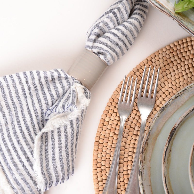 Pom Pom At Home HEALDSBURG NAPKIN SET OF 4 Navy