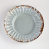 Etta B Pottery CRIMPED EDGE ROUND PLATTER Peaceful