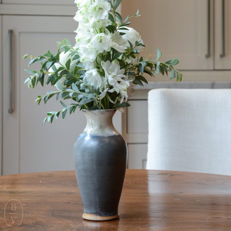 Etta B Pottery BUD VASE Gray