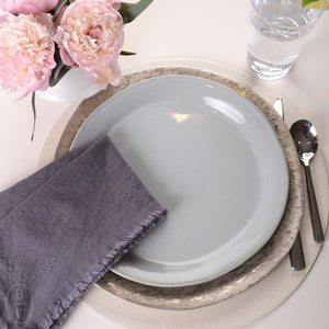 Alex Marshall Studios CLASSIC ROUND DINNER PLATE Speckled Blue